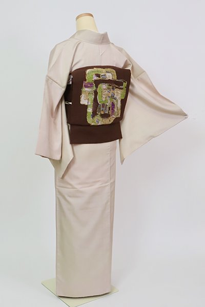 深緑色にインカ模様の結城紬の着物 - 通販 - okijinja.sakura.ne.jp