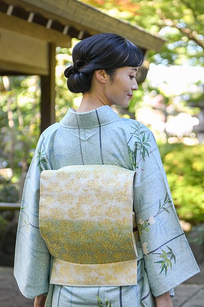 袋帯  六通袋帯 正絹  舞妓 半玉 だらりの帯 作り帯 切り帯 日本舞踊