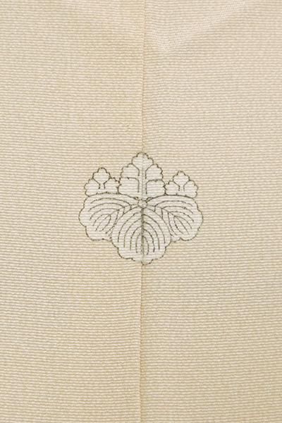 銀座【B-3300】山科春宣作 染三ッ紋 色留袖 薄卵色 松皮菱に四季花や