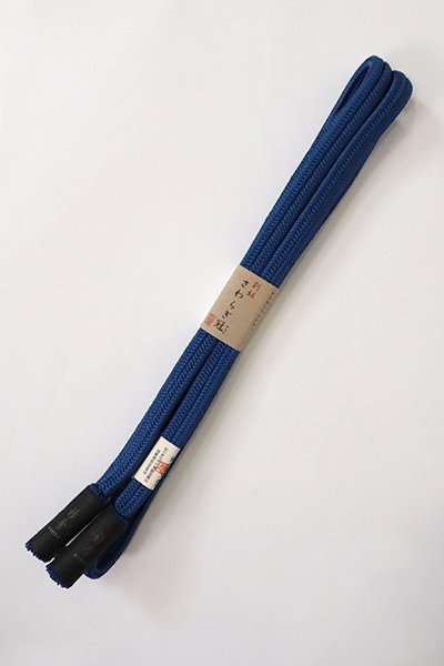 【G-2265】京都 衿秀製 帯締め 冠組 紺瑠璃色