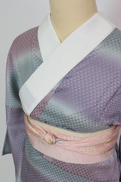 411mu18,505myu15◆ややふくよか 銀彩 鉄仙花 長襦袢 411mu18,505myu15◇ややふくよか 銀彩 鉄仙花 長襦袢 411mu18