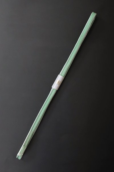 【G-2333】京都衿秀 三分紐 高麗組 薄緑色×白