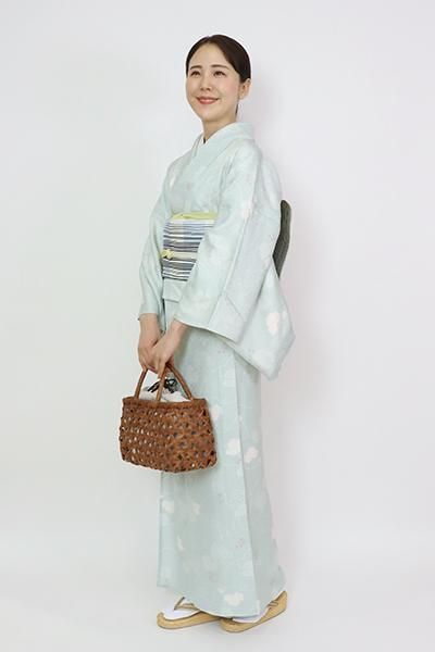 アンティーク 果物模様 小紋 着物 紋付 青 正絹 184751983.jpg?cmsp_timestamp=
