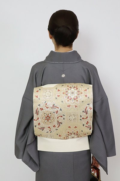 注目 おまとめ 華文袋帯&絽刺し袋帯&螺鈿と手刺繍の袋帯 【三越】 とん