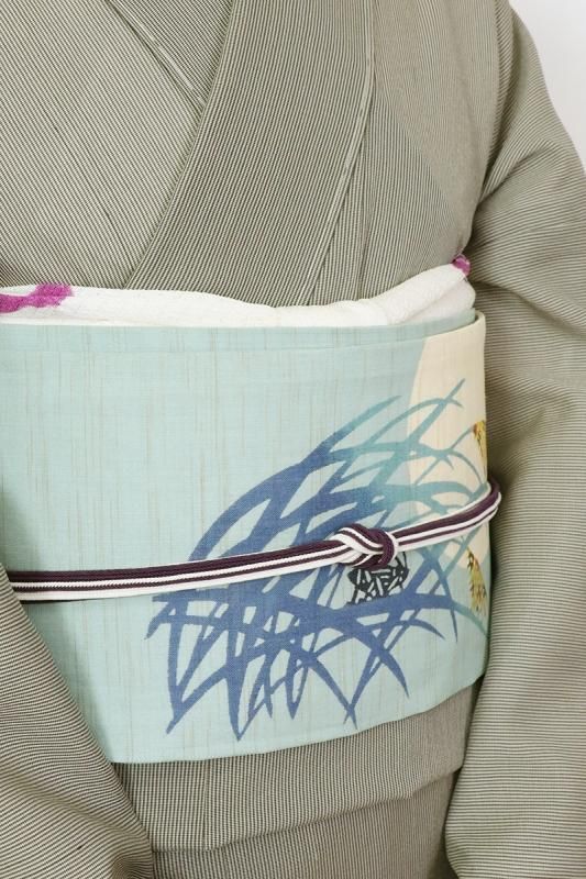 ※kikiページ :AO-0703 夏開き名古屋帯 麻 デイジー 楽天市場】帯（素材（生地・毛糸）麻・リネン・種類（帯）名古屋