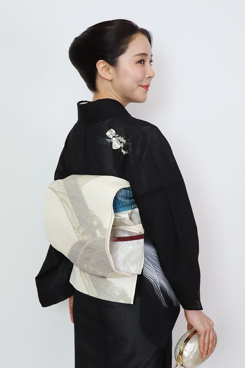 洒落袋帯 カブ 着物