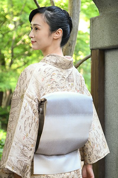 銀座【帯4796】西陣 洛陽織物製 夏袋帯
