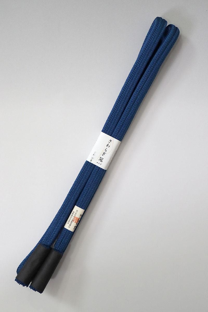 G-2572】京都 衿秀製 帯締め 冠組 濃藍色 - 銀座きもの青木｜長く大切