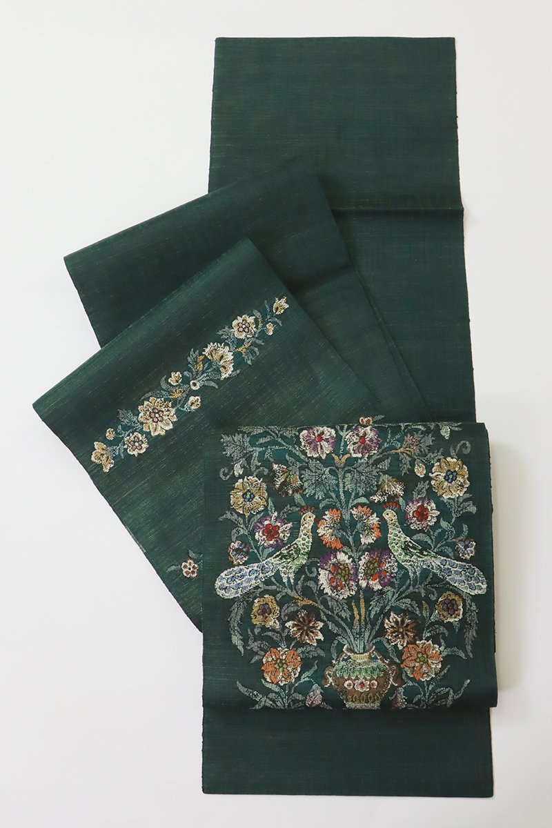 6432) ▧ 袋帯 ▧ 正絹 名門『渡文』謹製すくい織-