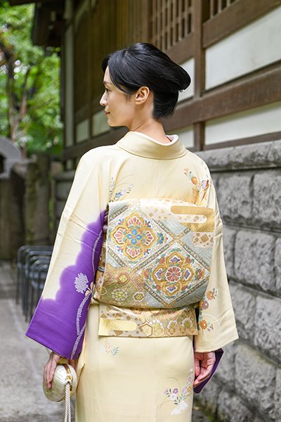 銀座【帯4853】西陣 川島織物製 本袋帯