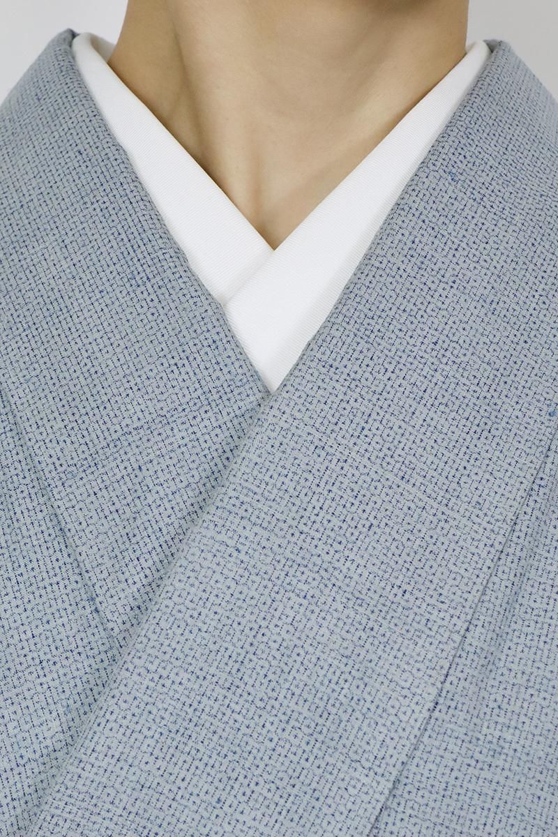 銀座【A-3882】結城紬 舛花色 亀甲文 - 銀座きもの青木｜長く大切に着