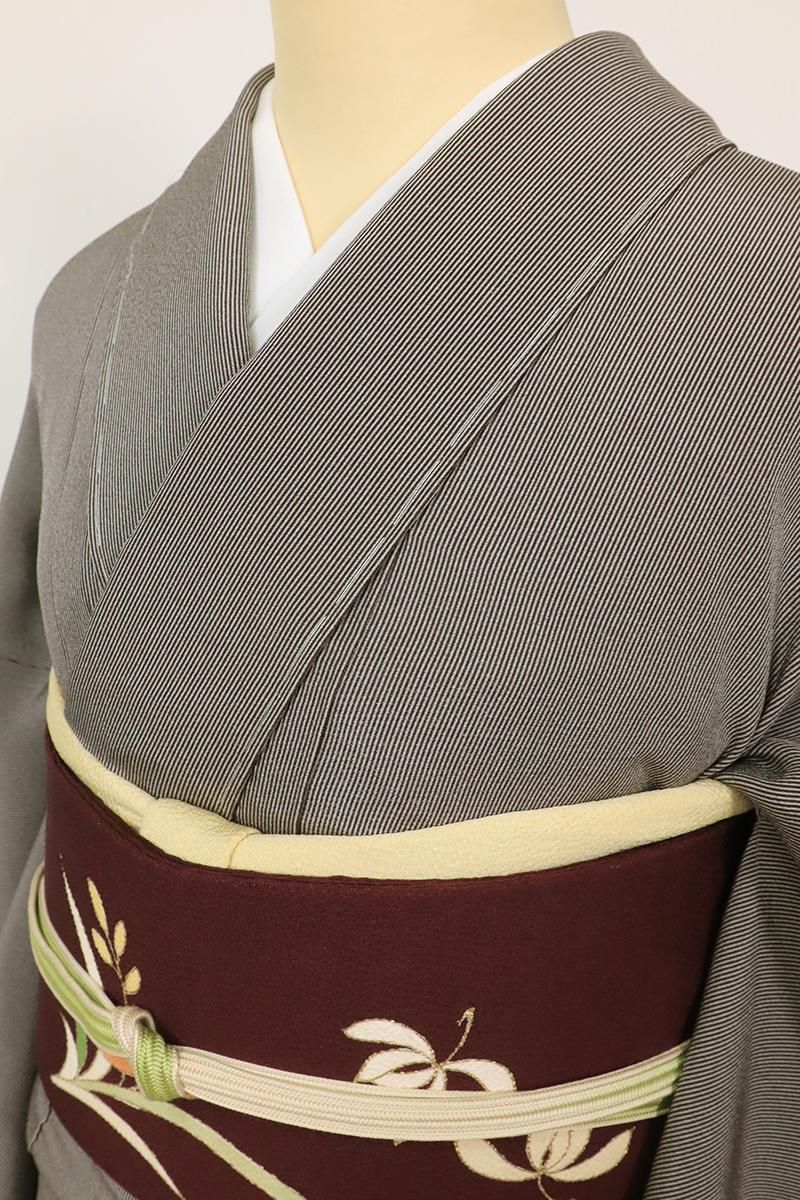 人気アイテムランキング(新品)  両面染小紋 錐彫り小紋 鮫×万筋 共八掛 正絹 反物（銀座【C-2659 着物・浴衣
