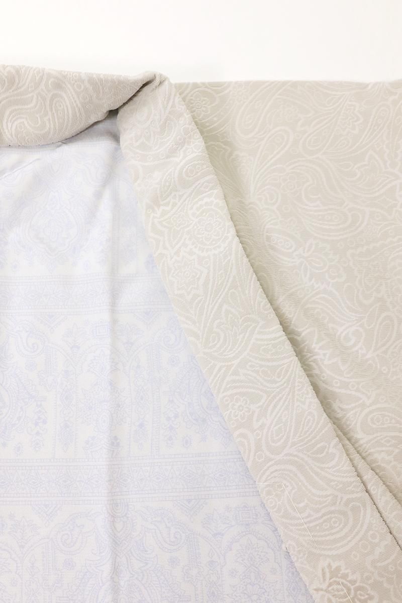 は*な様 着物　輪奈織物 切り(きり)ビロードと輪奈(わな)ビロード❤️天の虫お蚕さん一粒