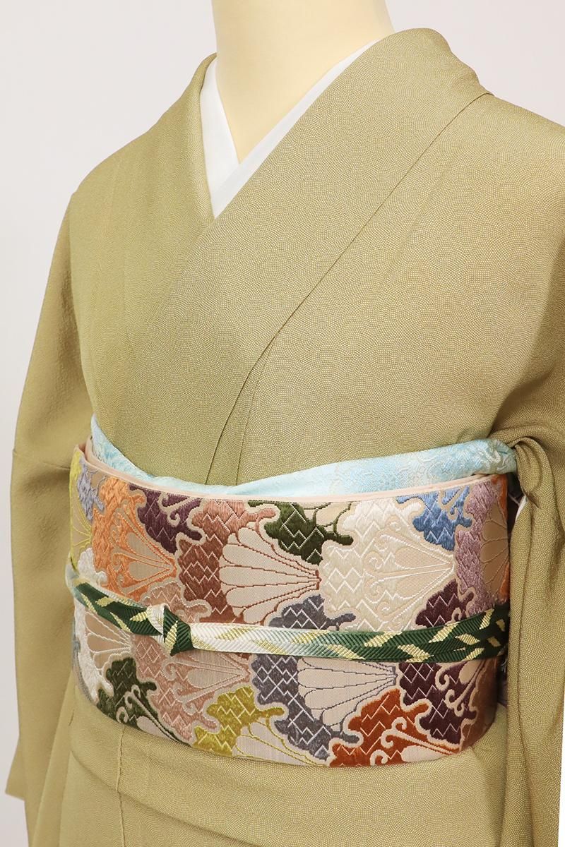 単衣にも】軽やかに締める 青海波柄の袋帯 単衣にも】軽やかに