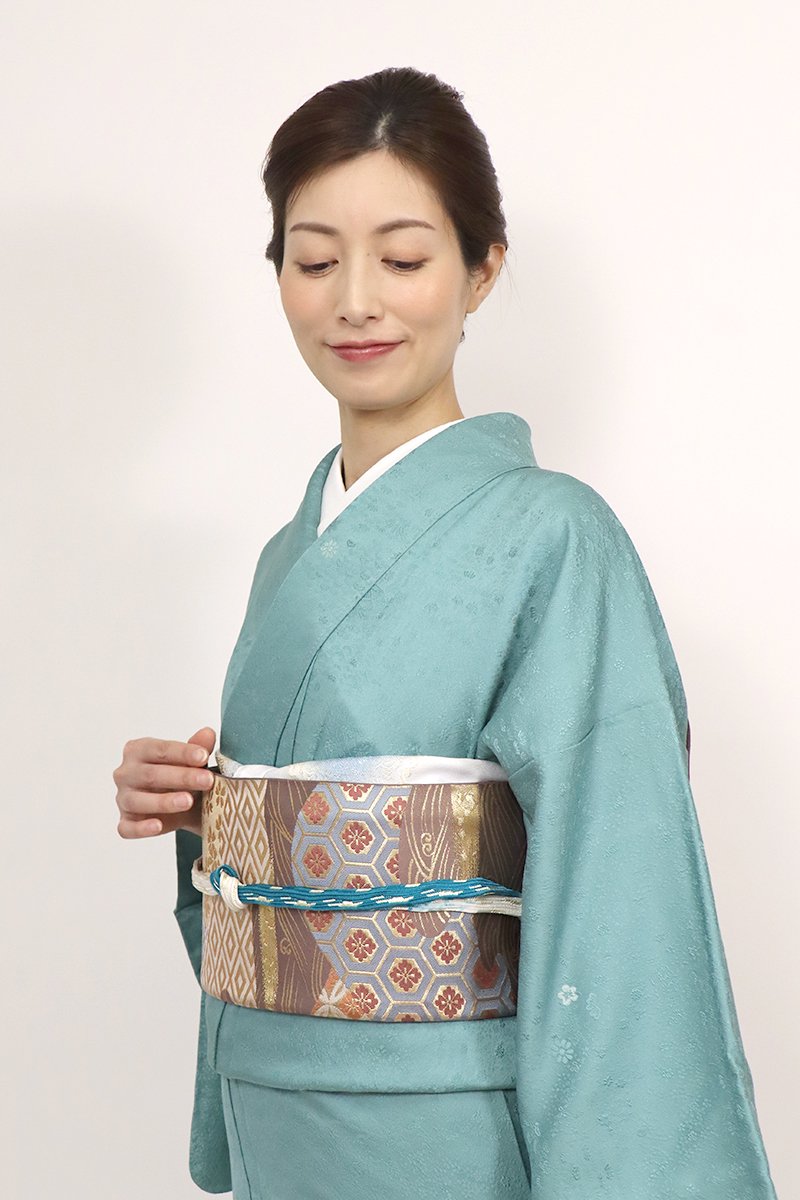 川島織物　本袋帯遠山成人式にもいかがでしょうか