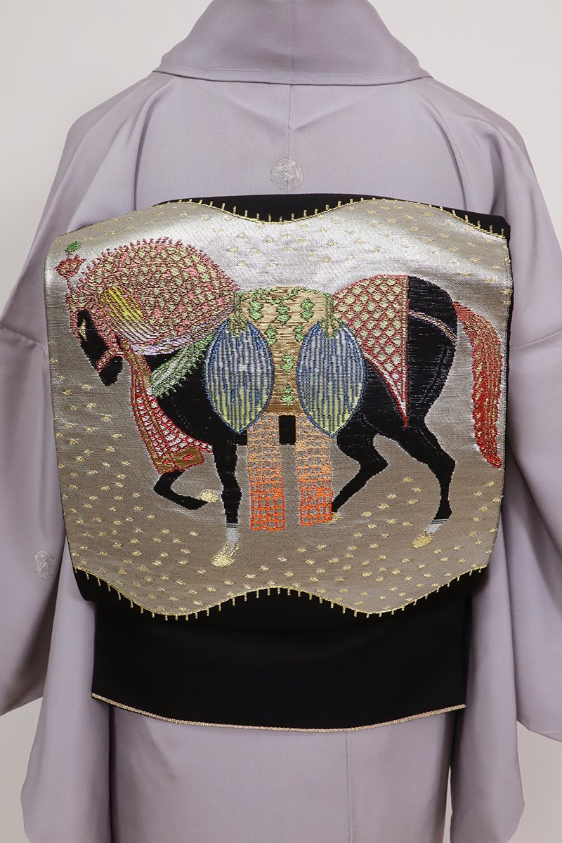 ペルシャ牡丹文帯　環美術織物