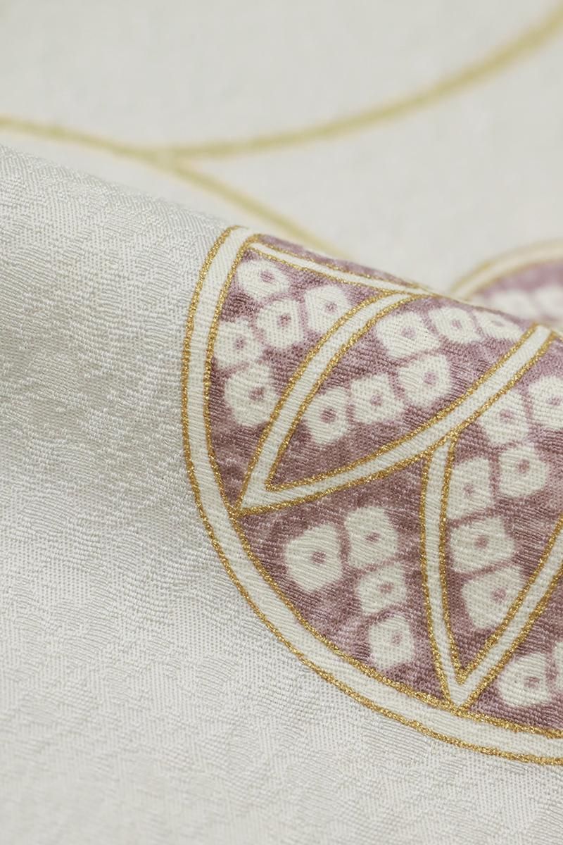 銀座【E-1938】羽織 白菫色 葵の図（反端付） - 銀座きもの青木｜長く