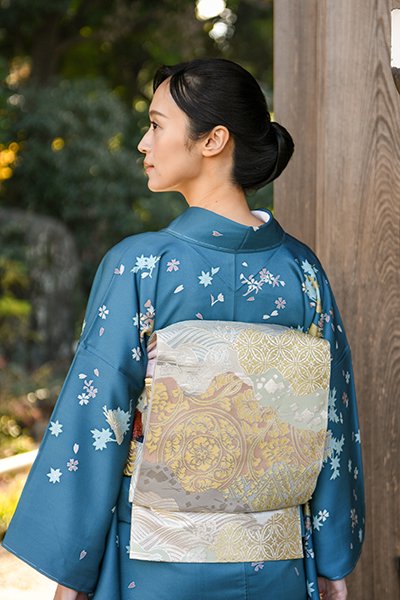 銀座【帯5023】西陣 川島織物製 本袋帯