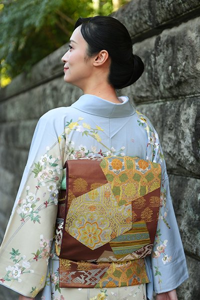 銀座【帯5033】西陣 川島織物製 本袋帯
