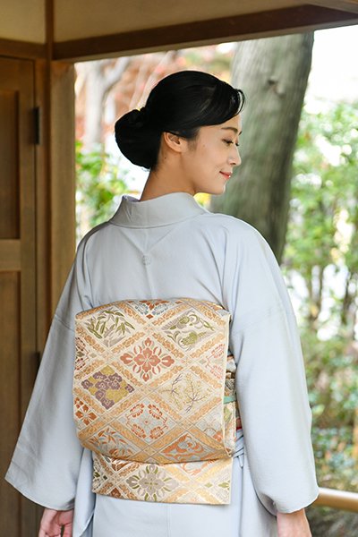 銀座【帯5041】西陣 川島織物製 本袋帯