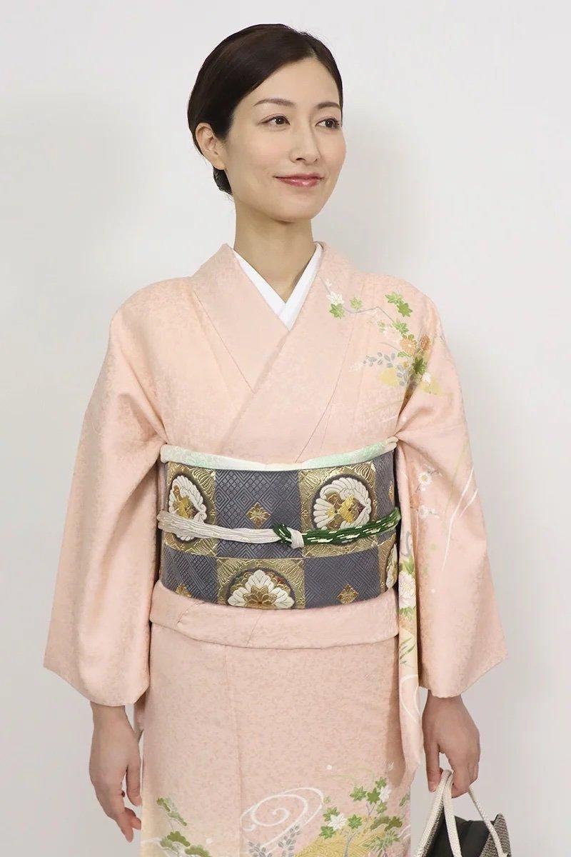 洒落袋帯　しゃれ袋帯　いろはにほへと　野菜　西陣織 洒落袋帯 しゃれ袋帯 いろはにほへと 野菜 西陣織 横暴