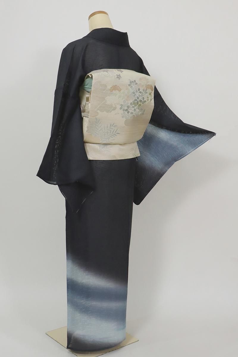 訪問着 友禅染 金彩 銀彩 菊花 松竹梅 桔梗 萩 紋無し 着物 054a d