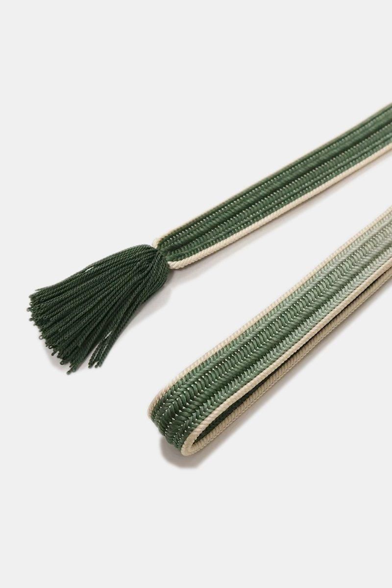 jas★広衿＋手縫い仕立て＋『新粋染』両面染■竹縞×斜め格子■反25-22 衿秀 公式 バッグ 和装 着物 利休 ばっぐ bag 縮緬 刺繍 花七宝