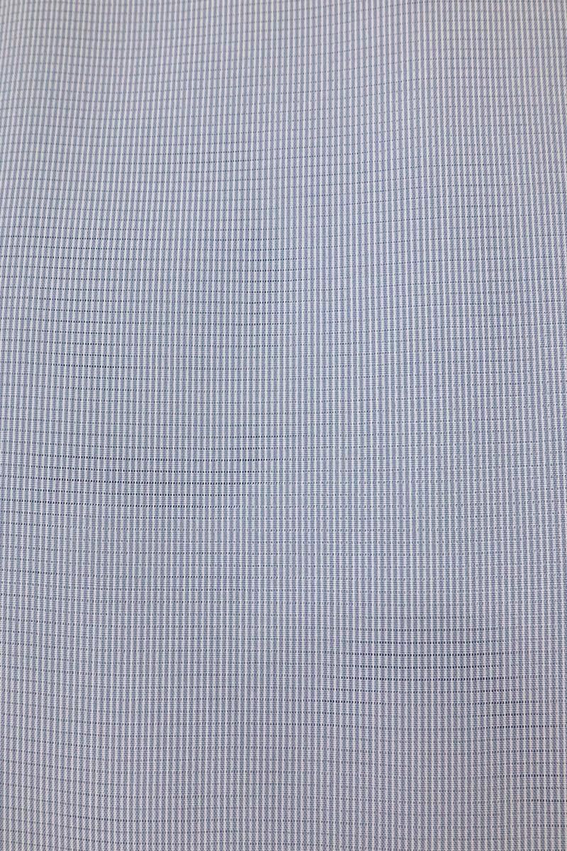 銀座【C-2793】絽 江戸小紋 青藤色 万筋（反端付）（N）:身丈157