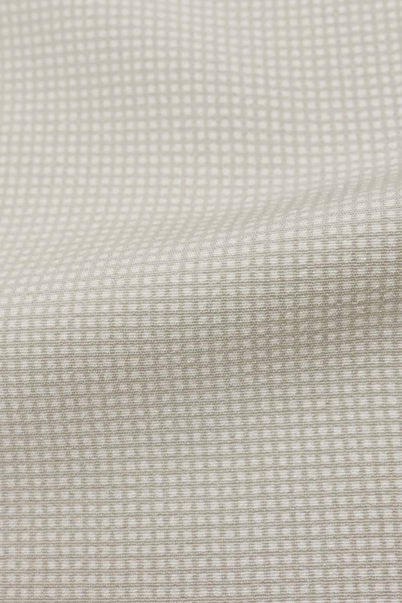 銀座【C-2981】江戸小紋 グレー系 角通し（反端付）（N） :身丈162/裄