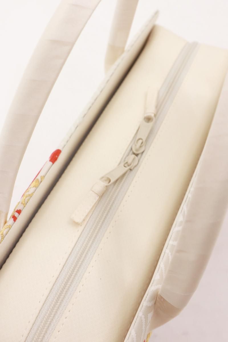 唐織　アイボリー 利休バック 楽天市場】【20%クーポン対象】 特選 利休バッグ 和装バッグ