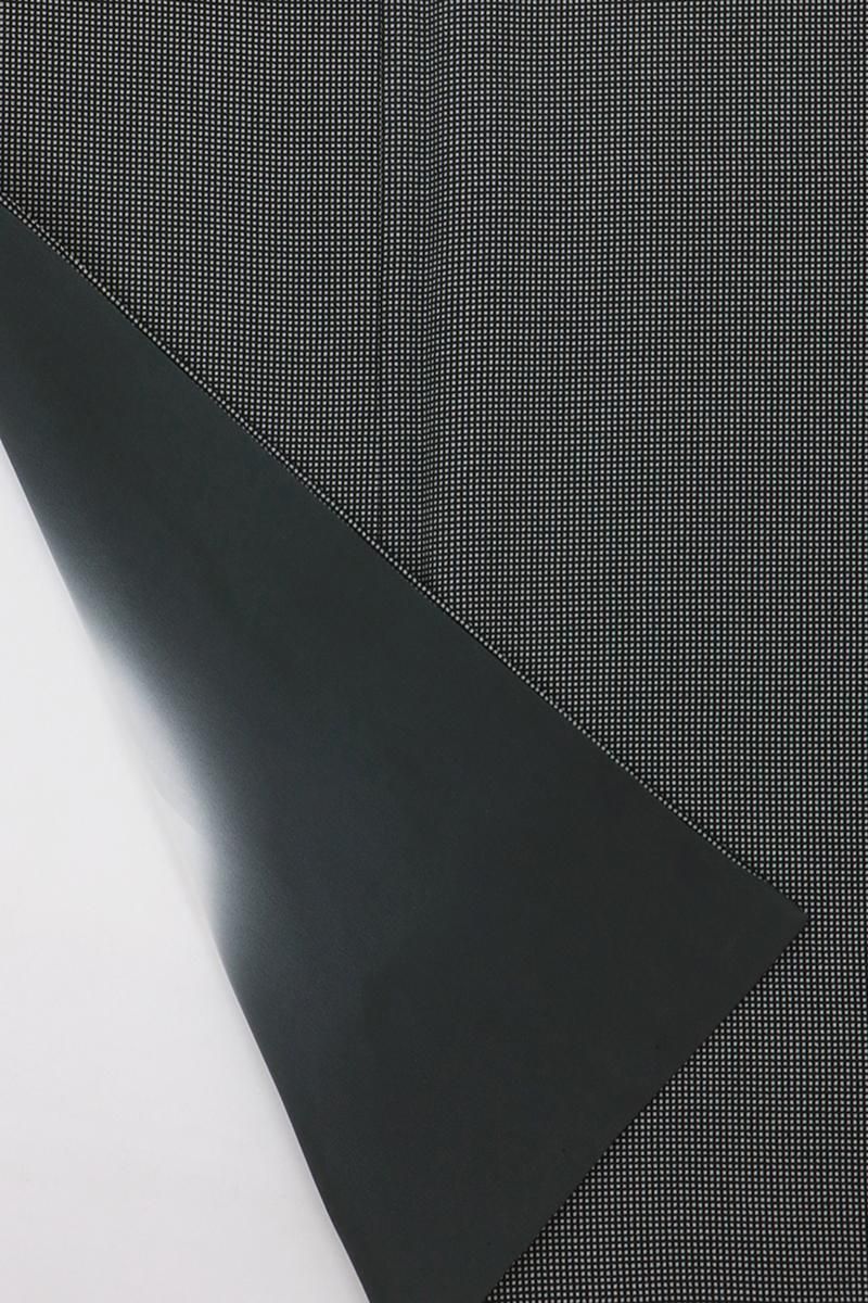 銀座【C-2992】江戸小紋 黒色系 角通し（反端付）（N）:身丈158/裄66.5