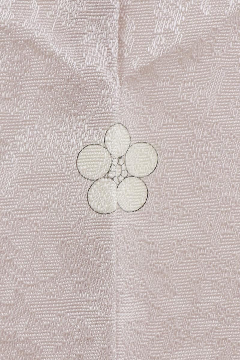 銀座【C-3010】染一ッ紋 色無地 ピンク系 花唐草の地紋 :身丈159/裄65