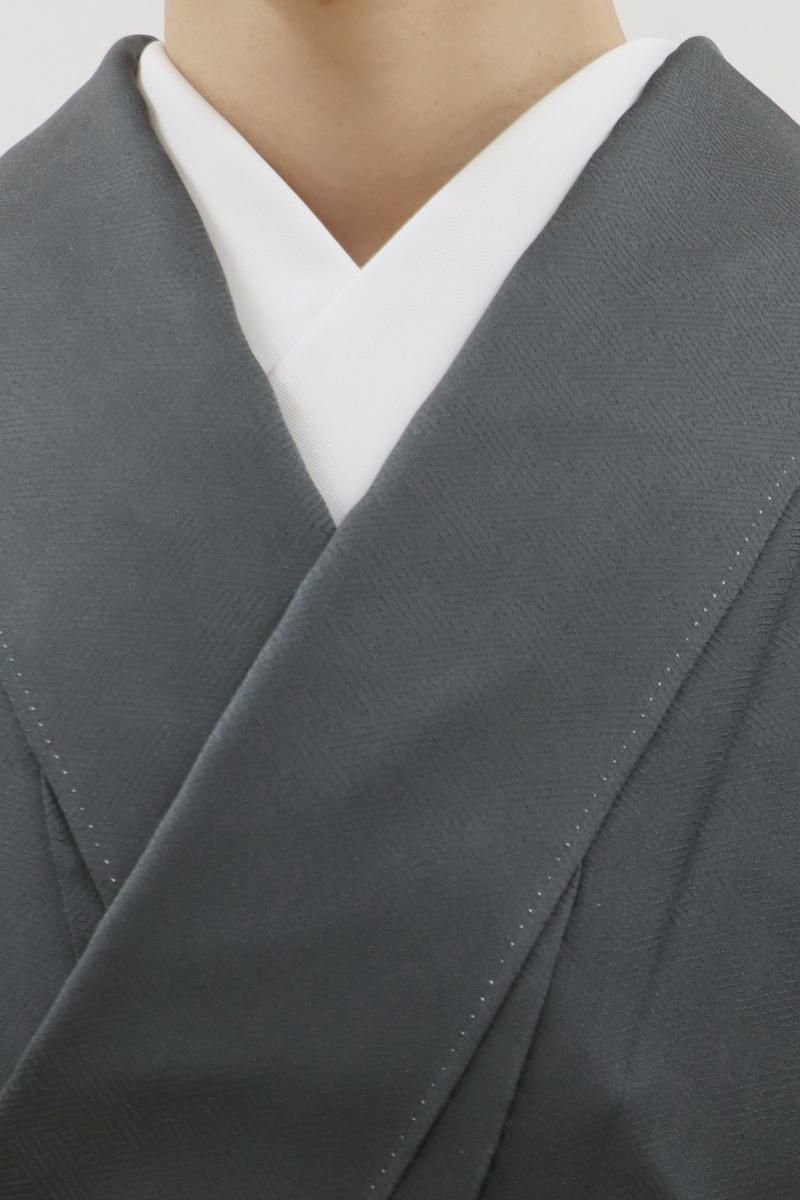 店舗良い 銀座【B-3915】染一ッ紋 色留袖 グレー系 四季花の菱文 :身丈 着物・浴衣