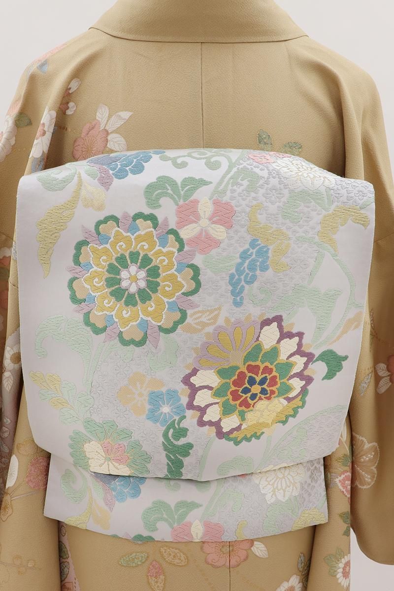 あおき【L-7948】袋帯 紫色系 華文 - 銀座きもの青木｜長く大切に着続けて頂きたい上質な着物や帯 |ONLINE SHOP