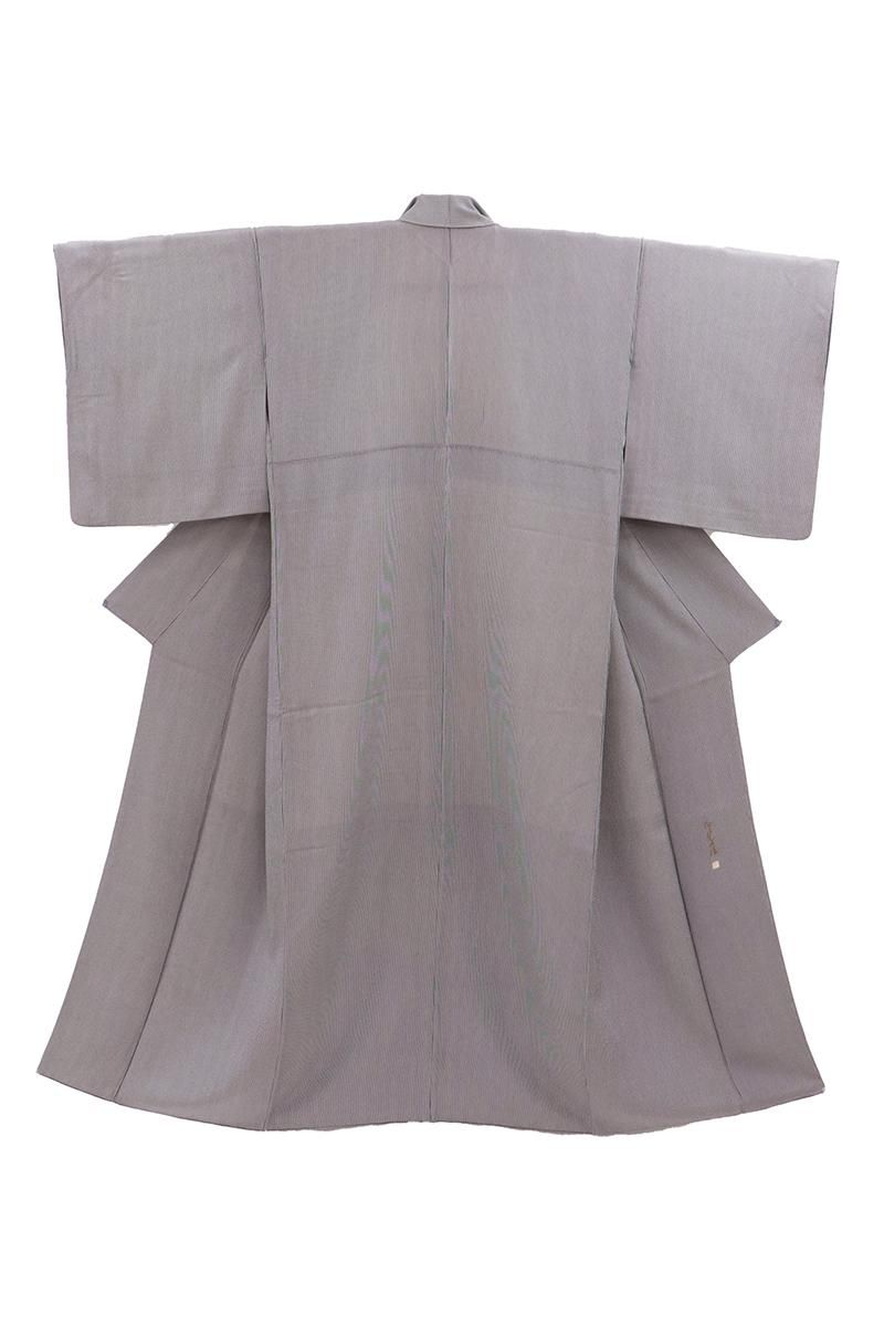 銀座【C-3067】江戸小紋 桑の実色 万筋（落款入）:身丈157/裄65.5