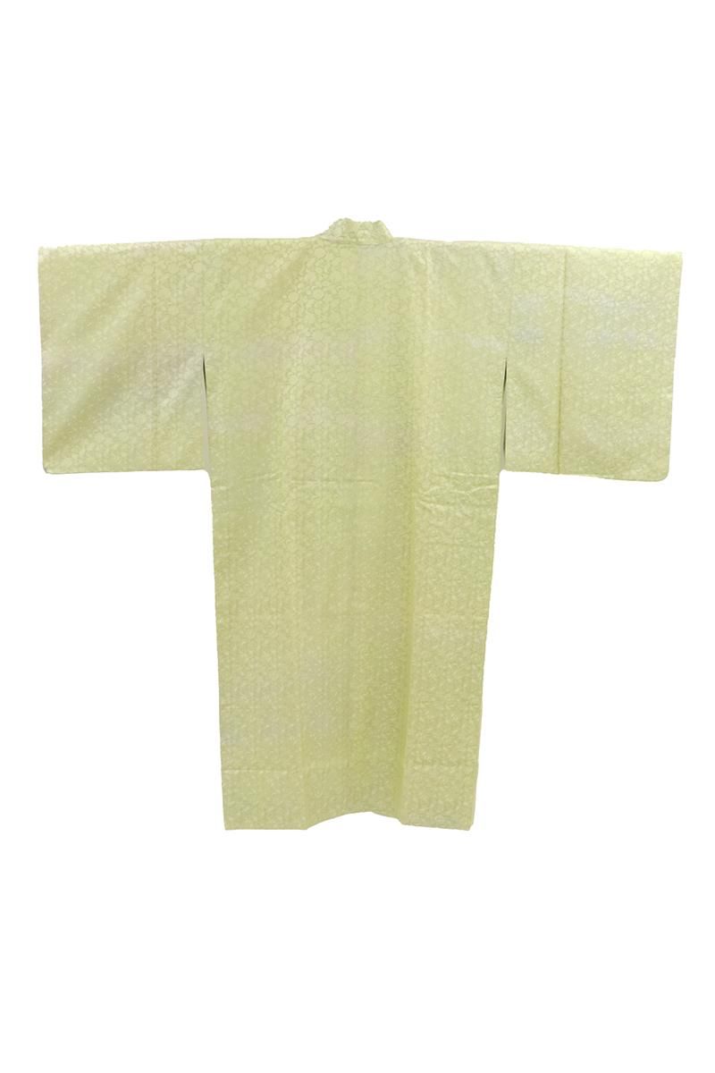 平和屋着物＃極上　道中着　ロング丈　リバーシブル　お召地　花唐草地紋　暈し染め　逸品　DZAB2000kh6 平和屋着物＃極上 道中着 ロング丈 リバーシブル お召地 花唐草地紋 暈