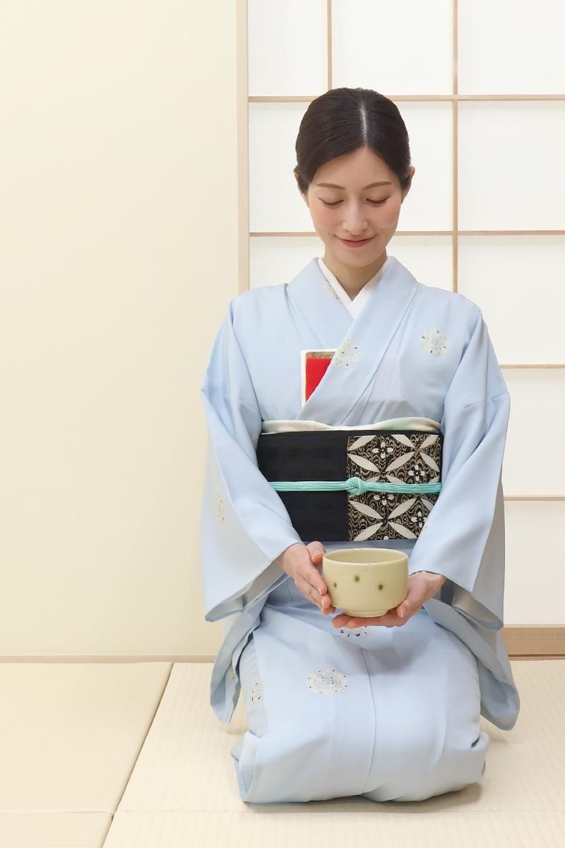 江戸小紋 単衣 着物 フルセット 正絹 染帯 G1