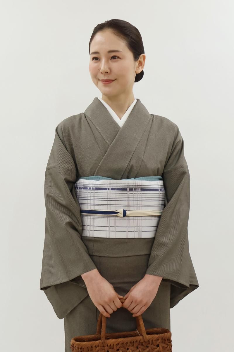 マジックテープで簡単着付け 本場博多織 八寸名古屋帯