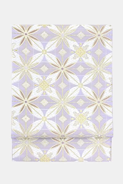 銀座【帯5565】西陣 河合美術織物製 袋帯「唐衣輝き七宝文」（新品 西陣証紙付）