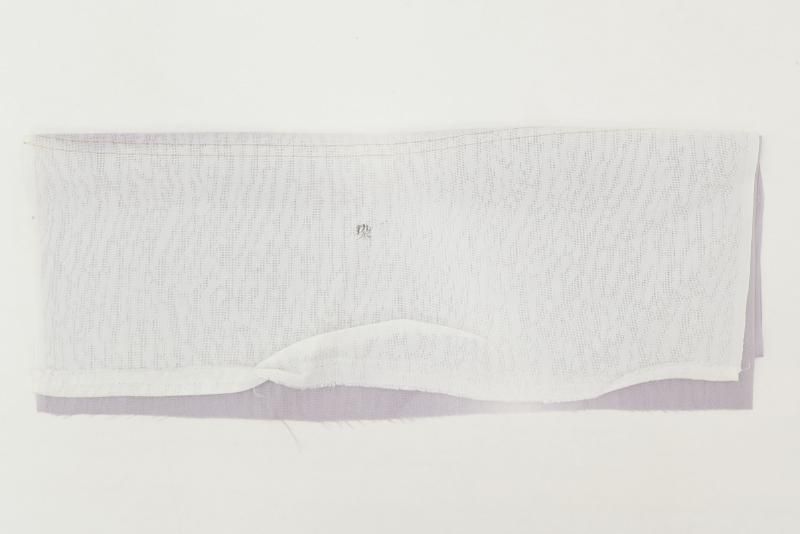 銀座【E-2232】紋紗 羽織 藤鼠色 流線暈かし（反端付）（N）:身丈100.5