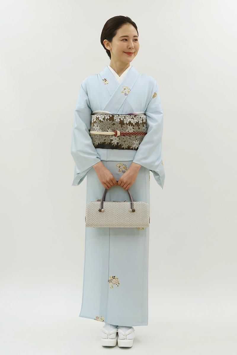 Suzu-sin様　美品　正絹単衣　絞り友禅小紋単品 銀座【D-3581】単衣 総絞り 小紋 白練色 抽象文 :身丈155.5/裄66