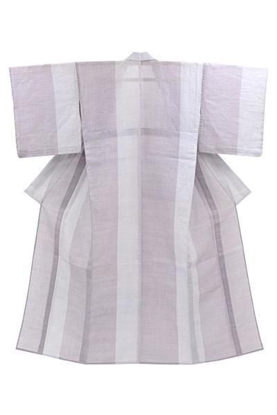 お召 品のある織模様 薄錆浅葱色 K-3708