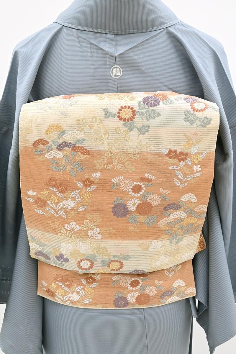 ◇おふく◇夏用 刺繍 洒落袋帯