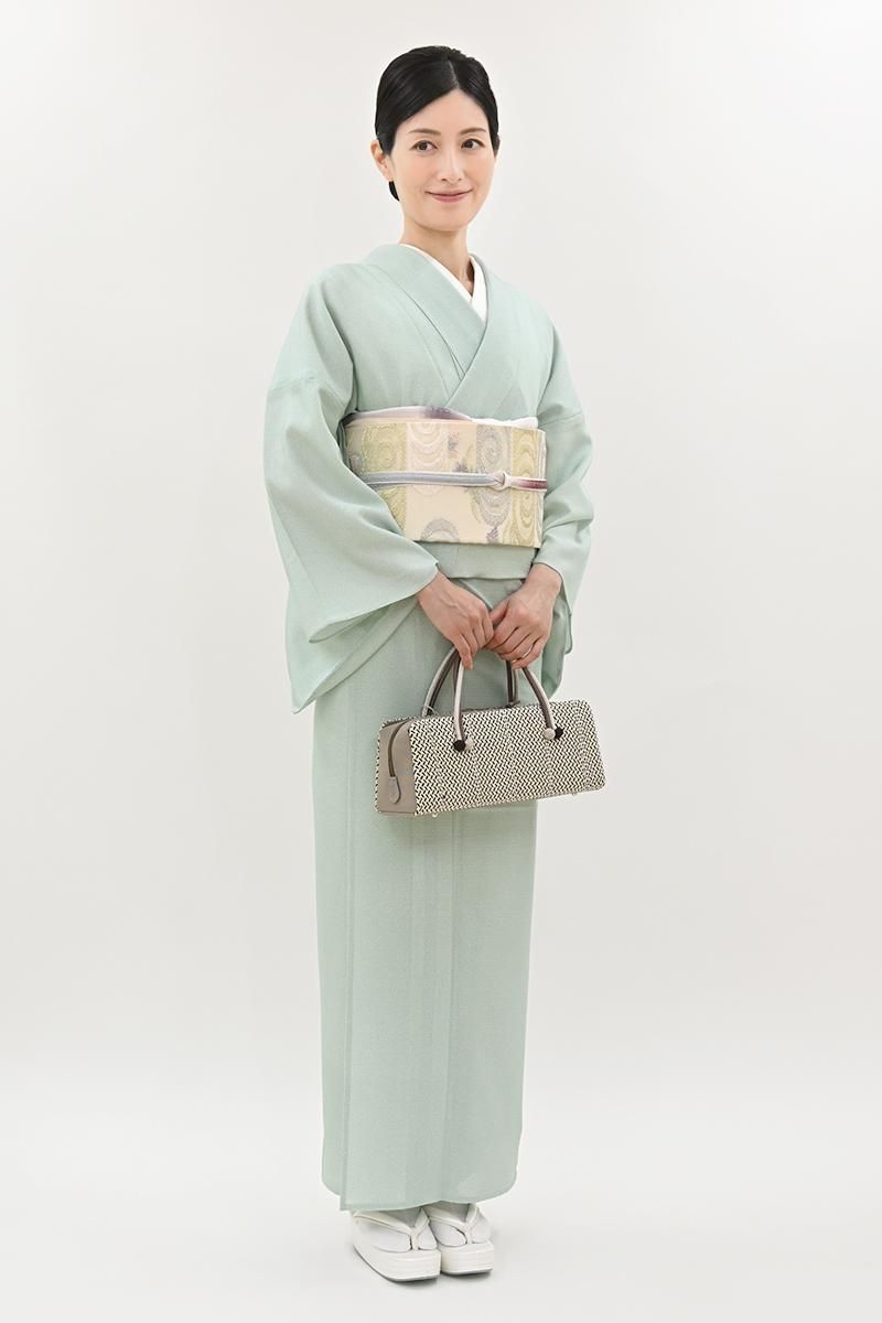 単衣　小紋　江戸小紋　霰風 楽天市場】[新作] 街着屋 創作 江戸小紋 単衣 鮫小紋 霰 蛍