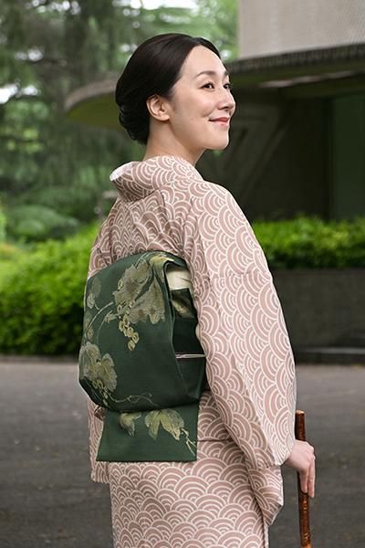 袋帯 服部織物 オリエンタル更紗 花菱 豪華なデザイン 正絹 TT-2314