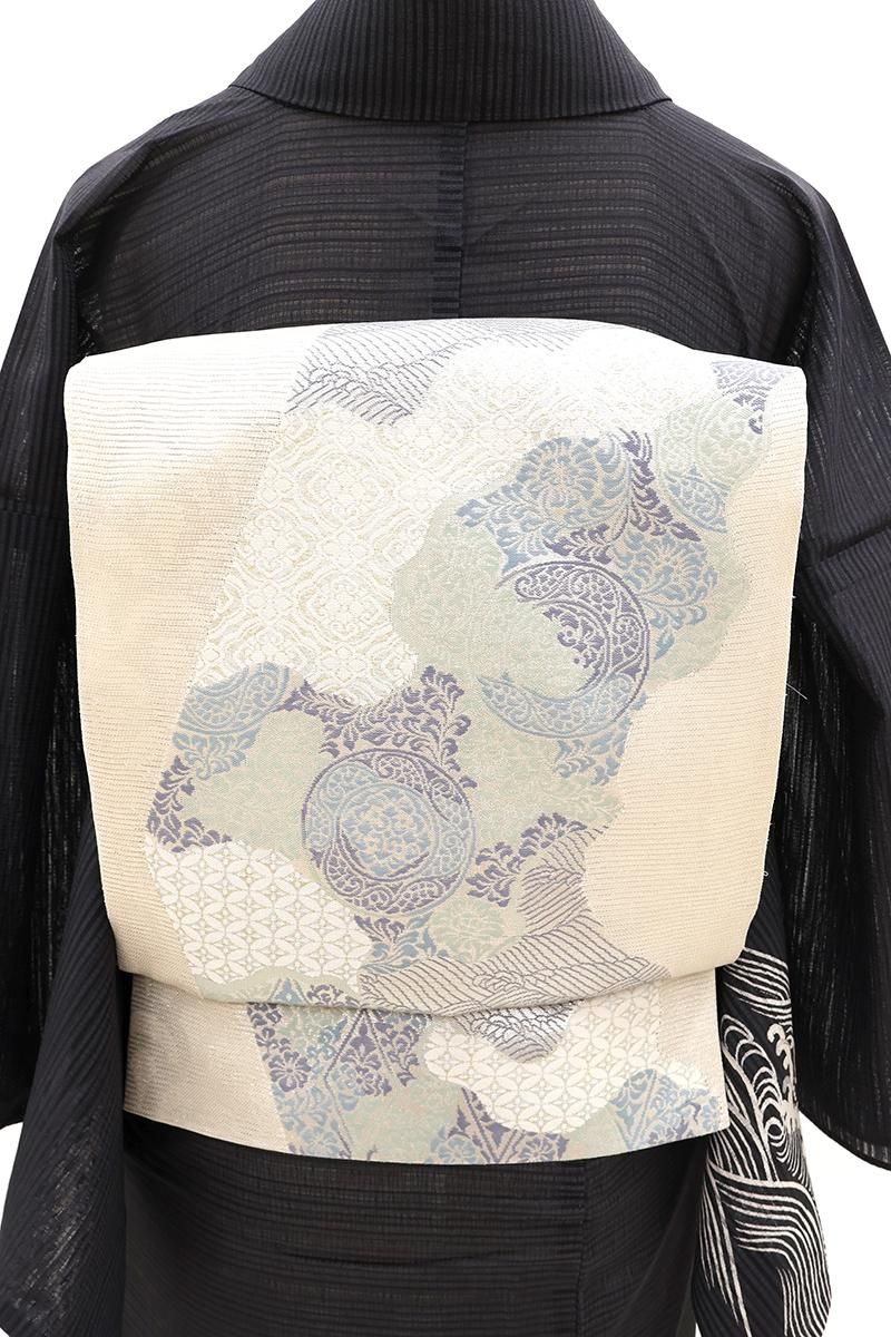 光沢のあるシルバーの袋帯 gallery 帯 – ページ 107 – 銀座きもの青木