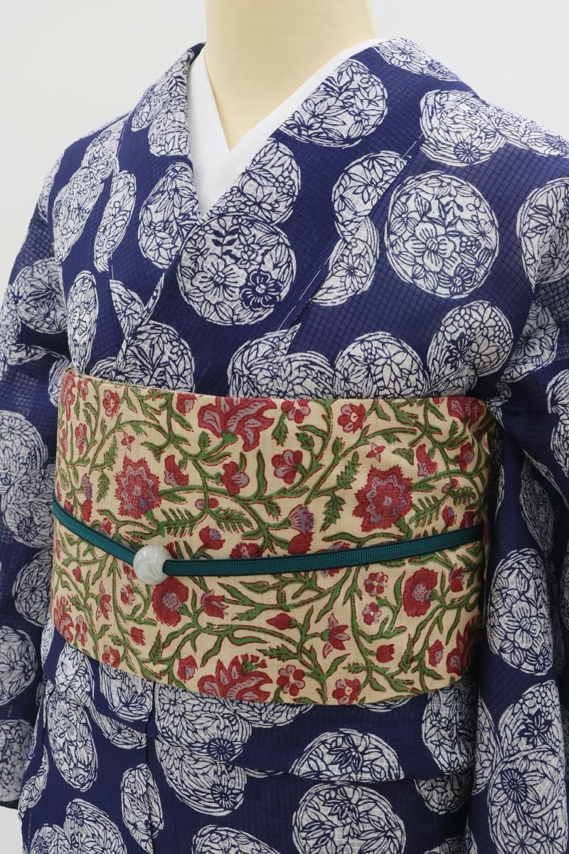 ディープブルー 華文様 振袖 身丈160 正絹 ディープブルー 華文様 振袖 身丈160 - メルカリ