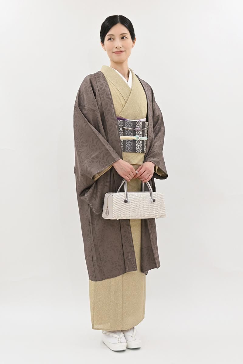 単衣 夏物 裄64.4cm 通好み 上布 着尺 麻 ～155cm Ts559 - メルカリ