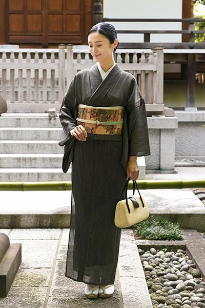 未着用！鈴乃屋製＊夏塩沢＊絣＊破れ麻の葉＊夏物＊紬＊着物＊１６４ｃｍ＊裄６５ 商品検索 - 銀座きもの青木｜長く大切に着続けて頂きたい上質な