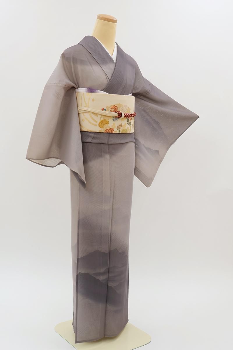 未着用　付け下げ　絞り　金彩　ドット　抽象模様　ワインレッド　着物　045a d 未着用 付け下げ 絞り 金彩 ドット 抽象模様 ワインレッド 着物